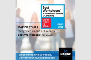 H Marine Tours κατατάσσεται στα Best Workplaces™ 2025