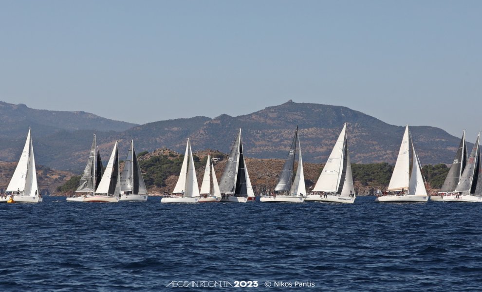 Mε 61 σκάφη και με μηνύματα προστασίας του περιβάλλοντος «ανοίγει πανιά» η Aegean Regatta 2024