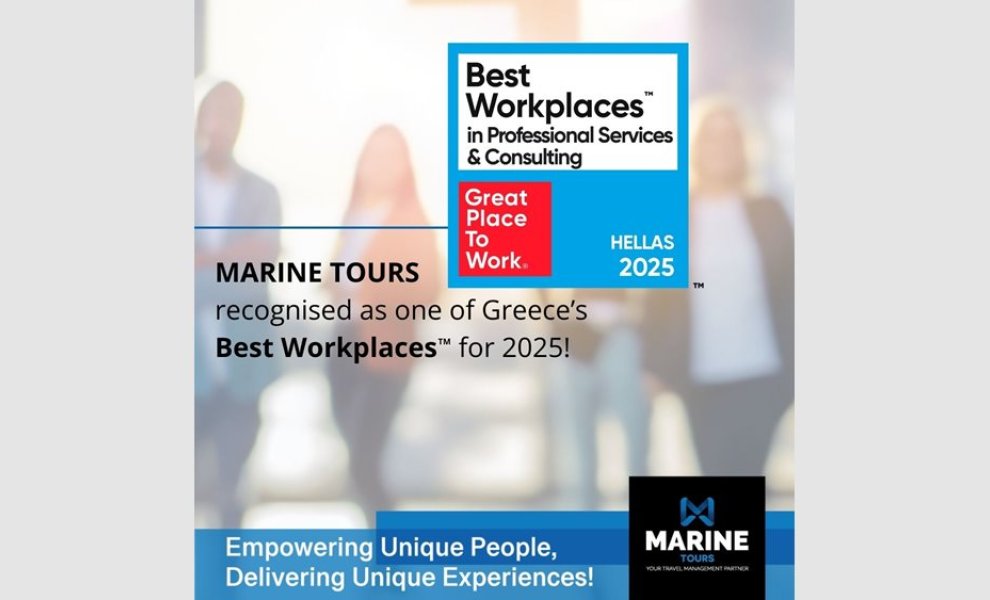 H Marine Tours κατατάσσεται στα Best Workplaces™ 2025